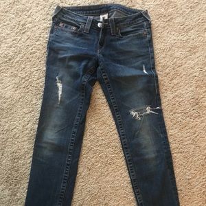 True Religion Skinny Jeans sz 28 - like new